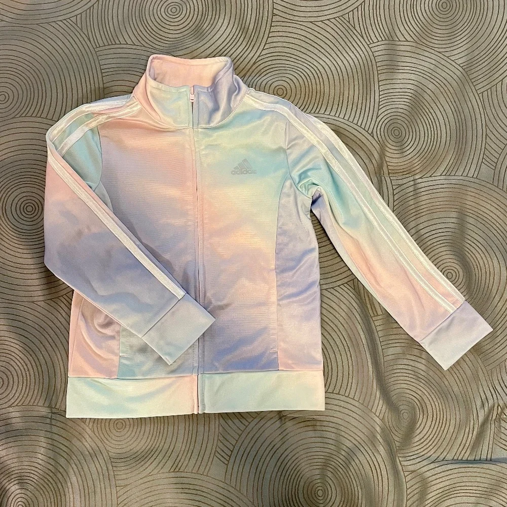adidas Pastel Tie-Dye Track Jacket - Pink, Blue, Lavender